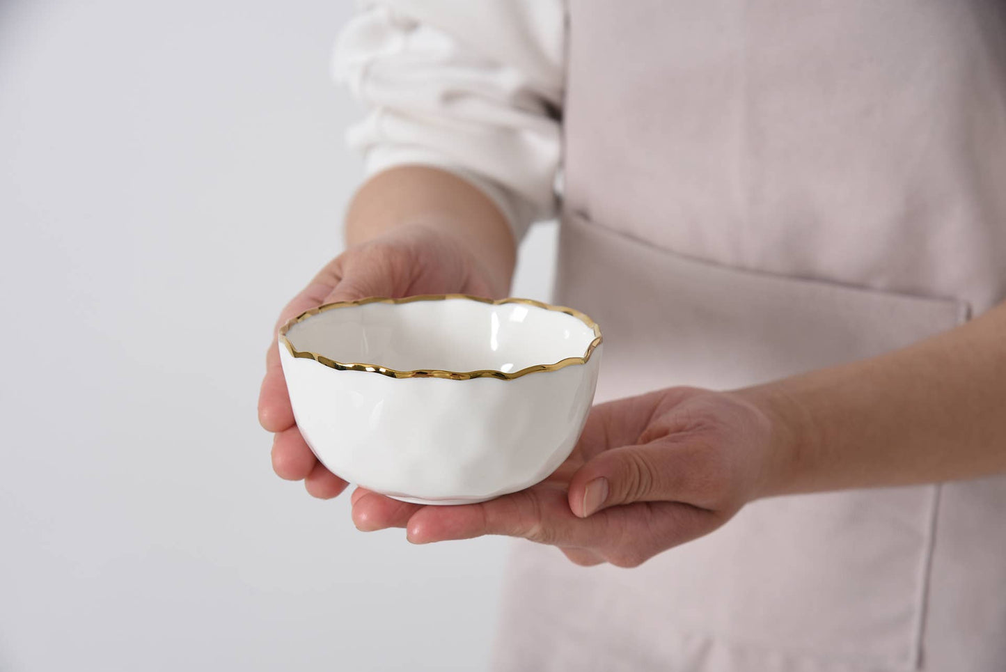 Mini White Snack Bowl