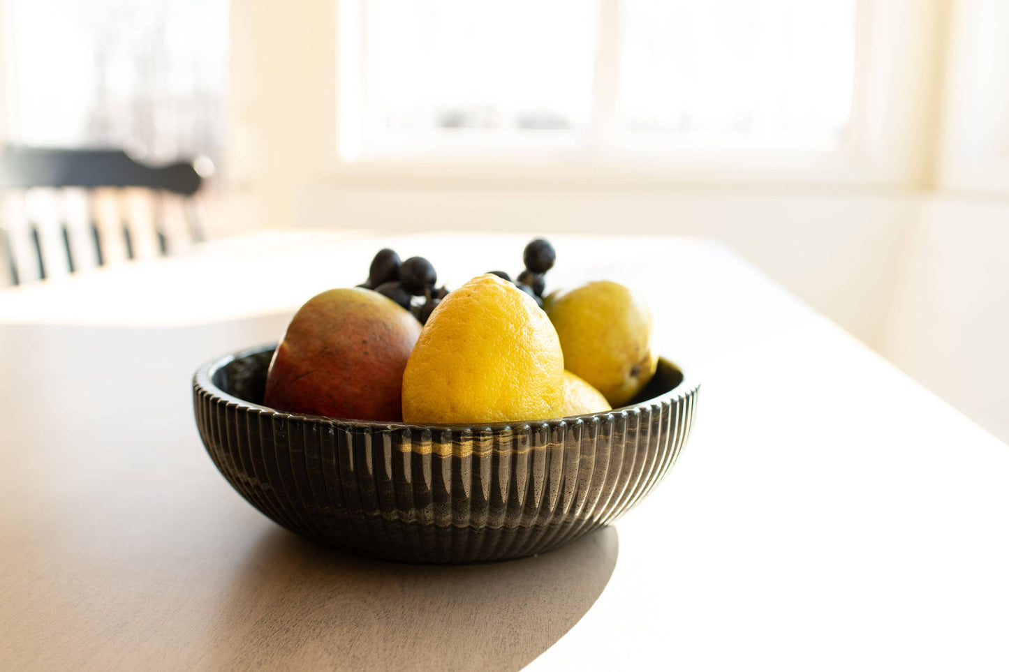 Natural Resin Fruit Bowl