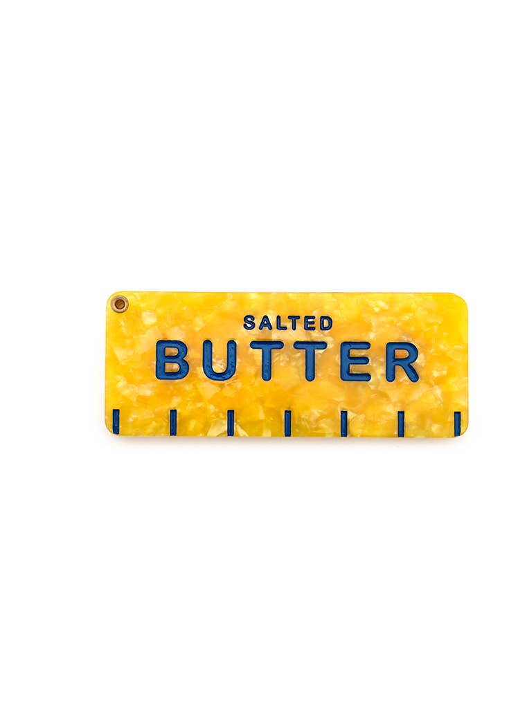 Swing-Hinge Folding Compact Mirror - Butter Stick - Yellow