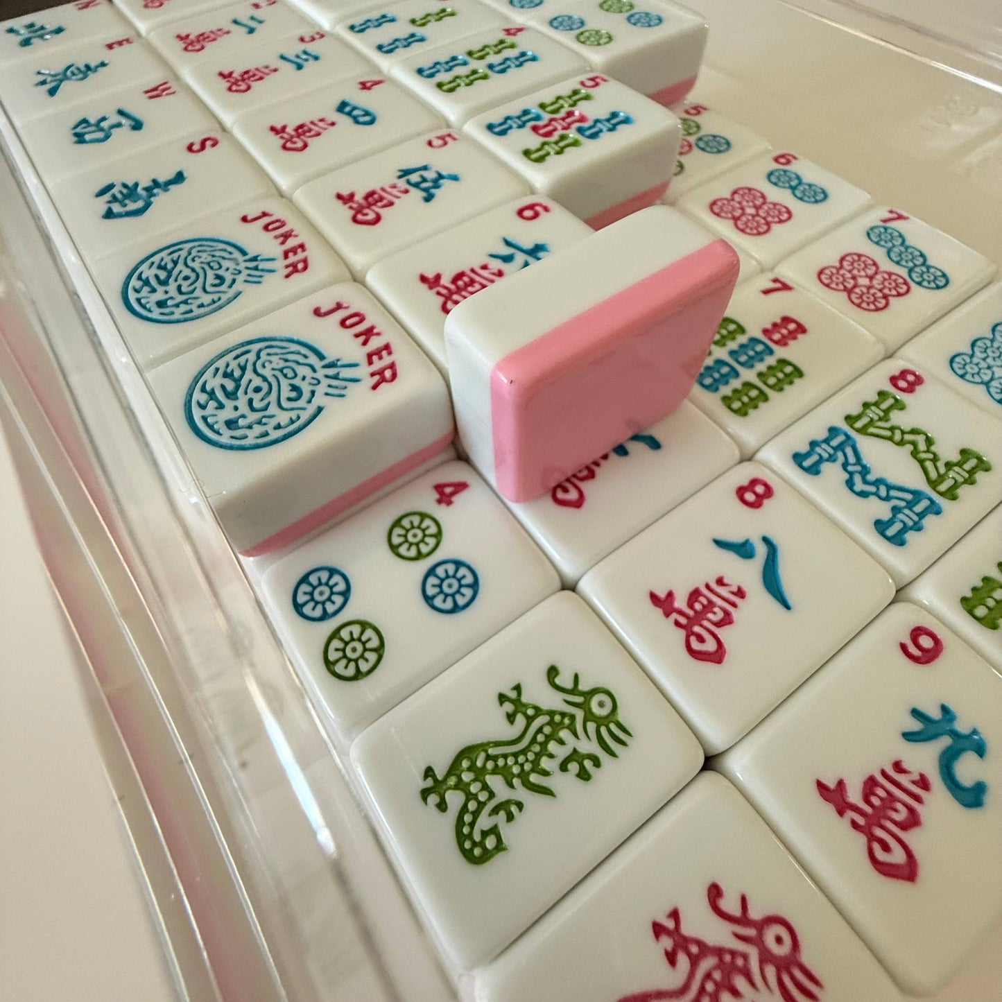 Mahjong Studios – Rose Dragon American Mahjong Bundle Tile Set (166 Tiles)