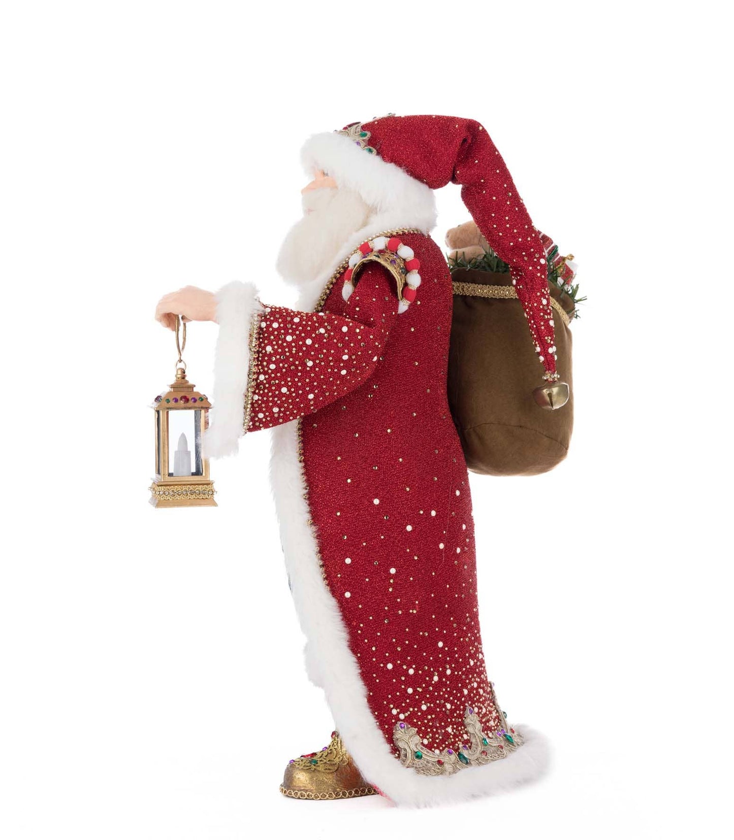 King Christopher Claus with Lantern Tabletop