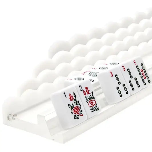 MAHJONG RACK- WHITE
