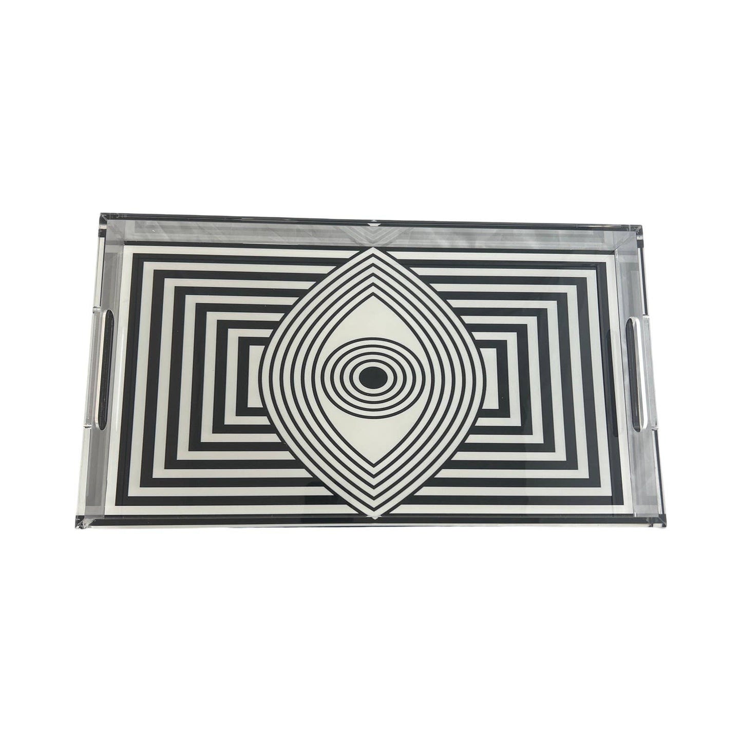 Evil Eye Tray in Lucite
