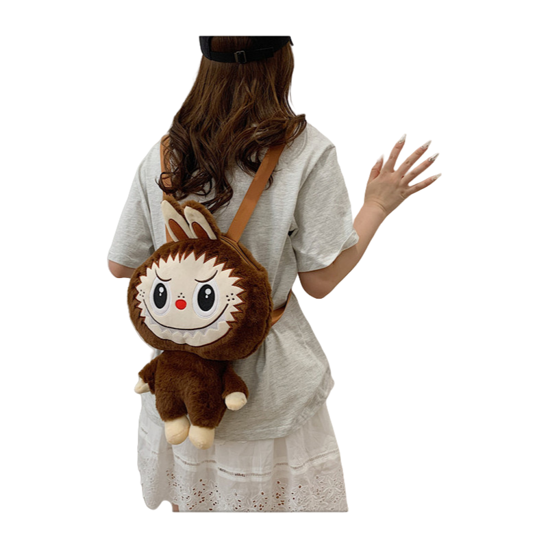 Kids Labubu Soft Plush Backpack