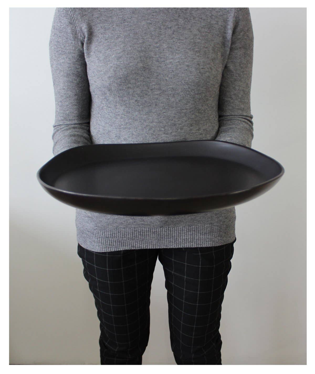Stoneware Round Serving Platter
