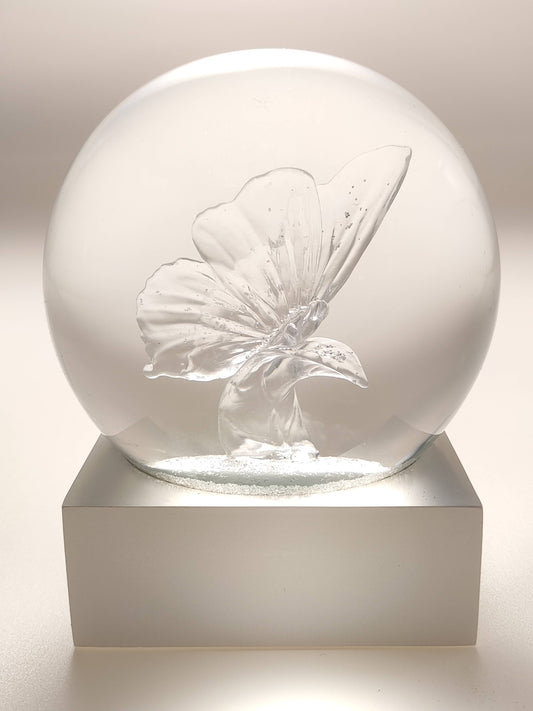 Crystal Butterfly Snow Globe