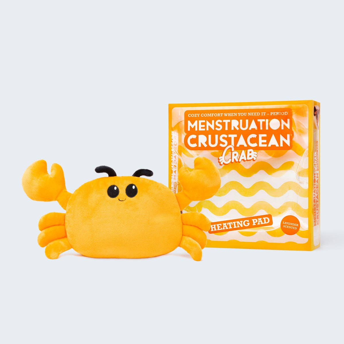 Menstruation Crustacean Crab- Microwaveable Heating Pad