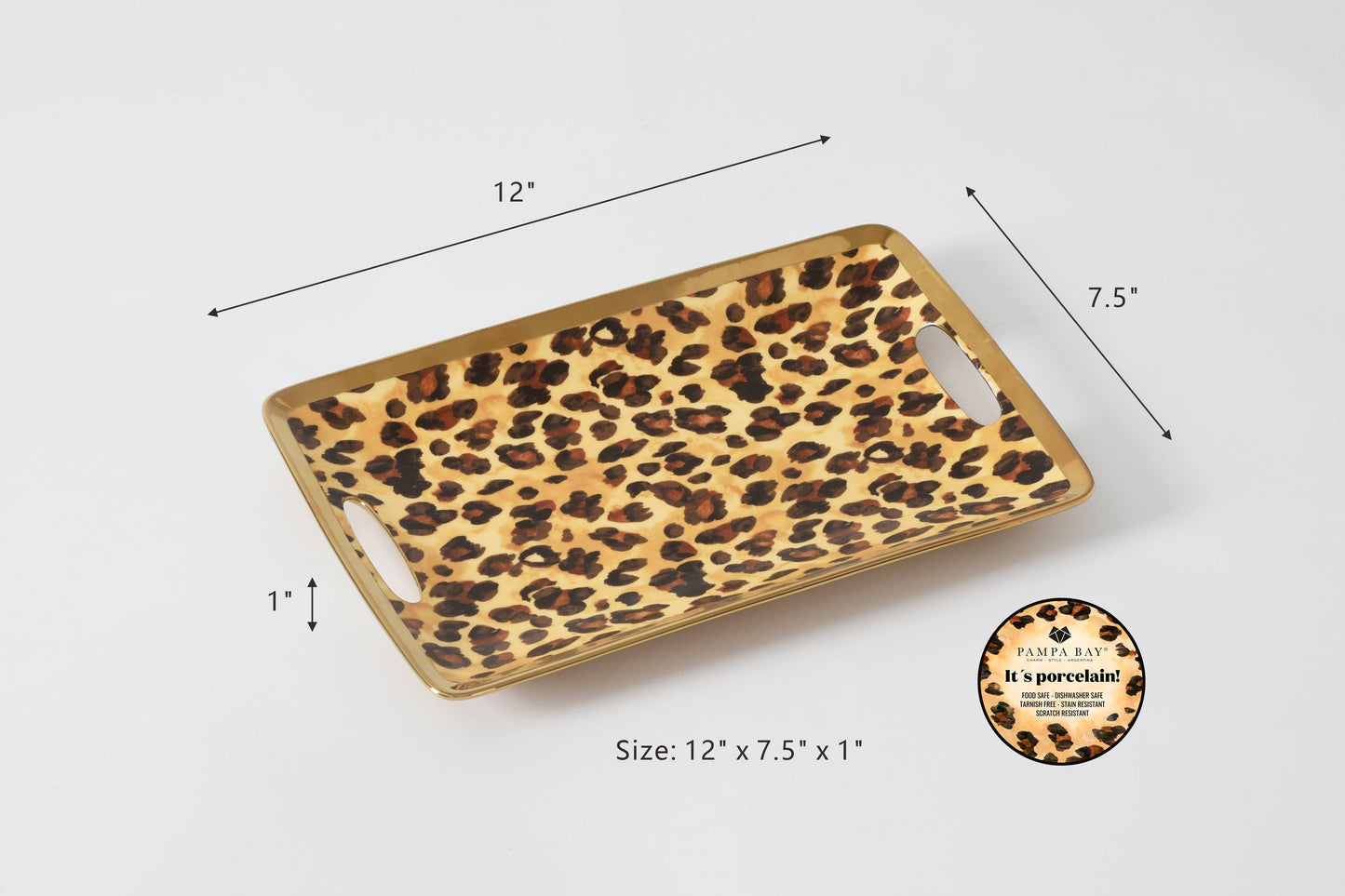 Tray in Leopard Print