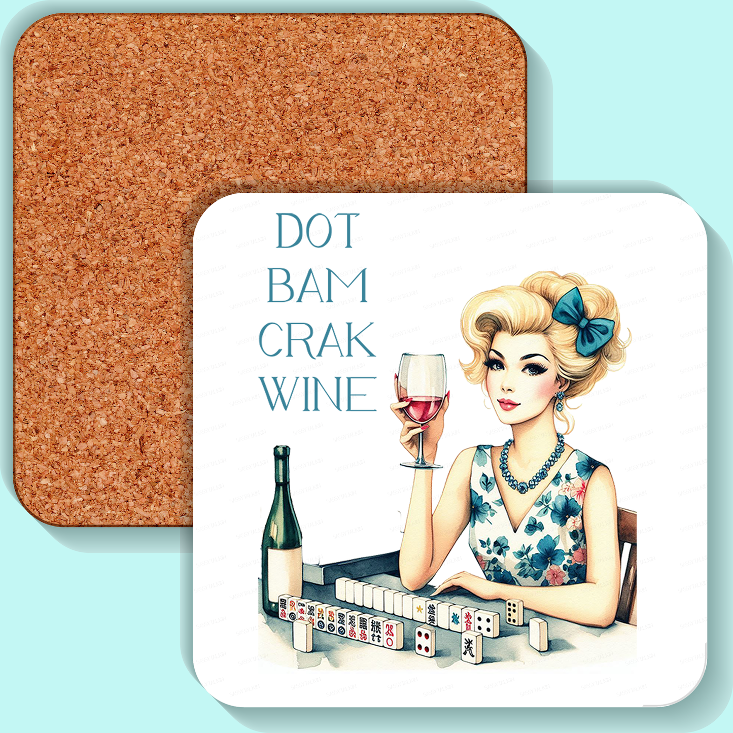 Mahjong Coaster, I crak myself up