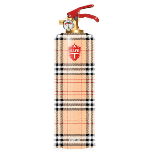 Fire Extinguisher -English Plaid