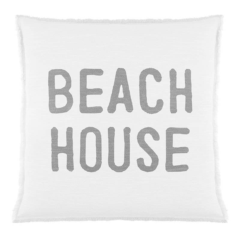 Face to Face Euro Pillow - Beach House