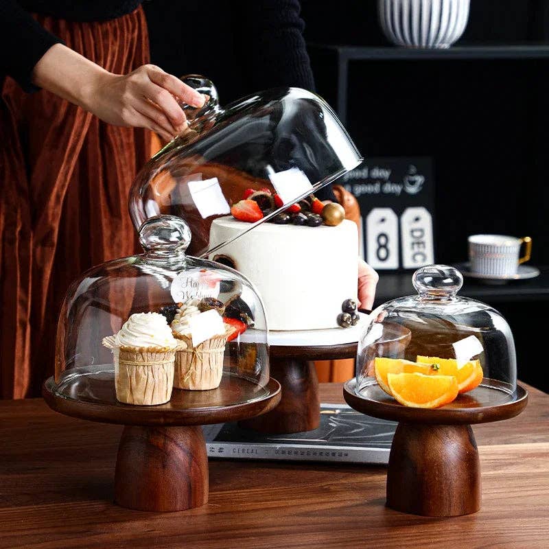 Acacia Cake Stand