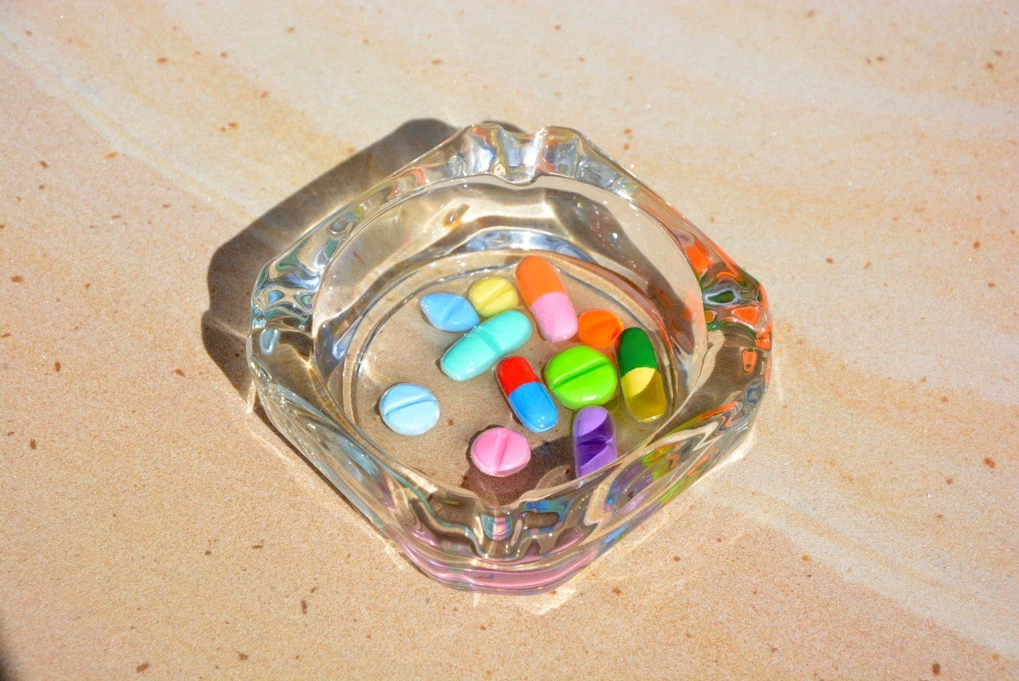 Happy Hour Ashtray (with fake pills)