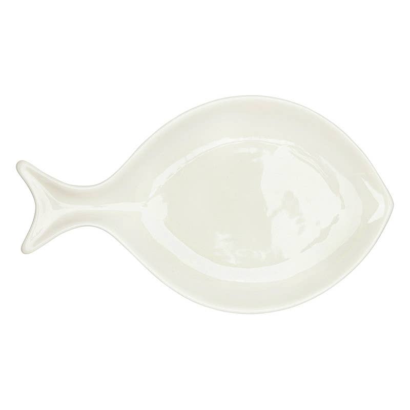 Ceramic Fish Appetizer Plates - Set of 4