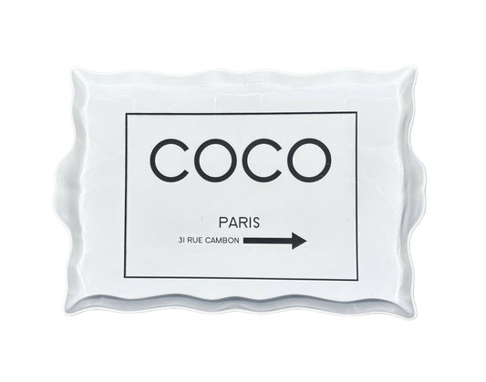 Coco Destination Serving Tray-Porcelain
