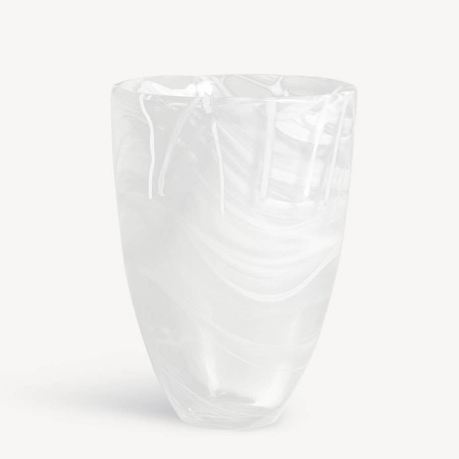 Contrast Vase White/White