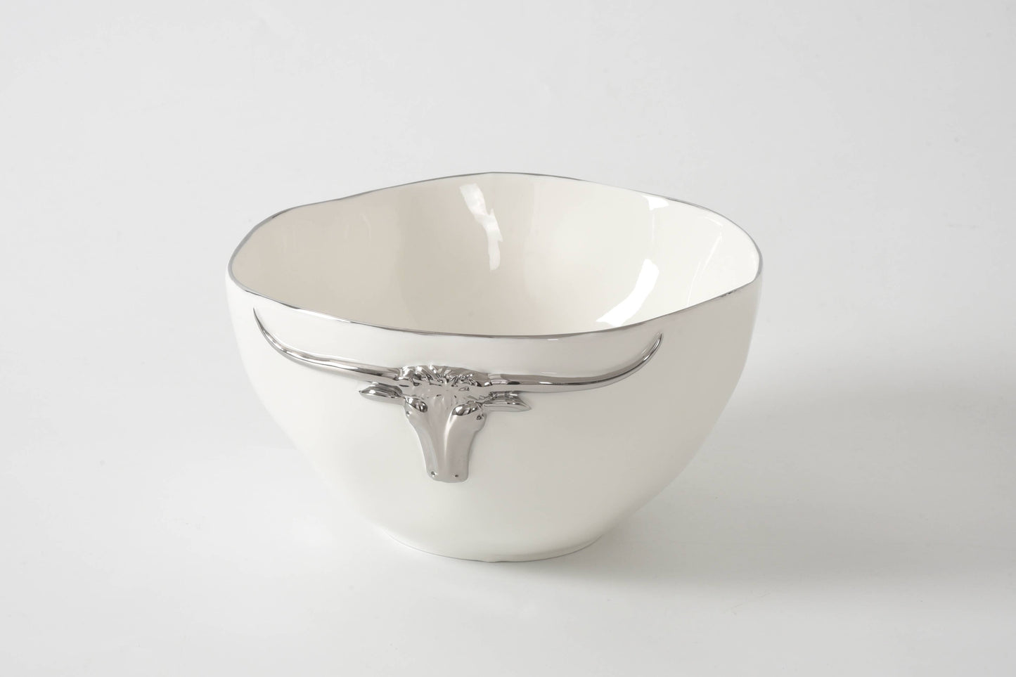 Stetson Longhorn Porcelain Bowl-Large