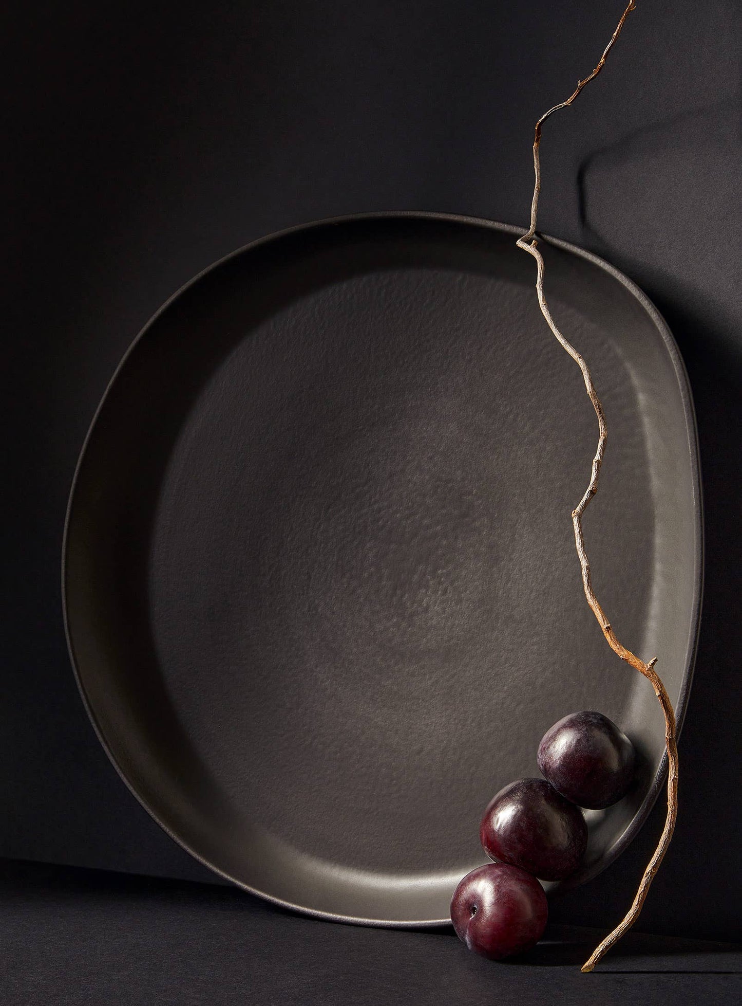Stoneware Round Serving Platter
