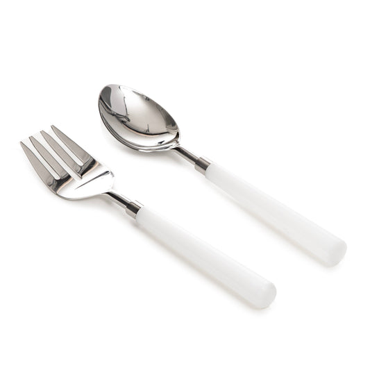 Bright White Salad Set
