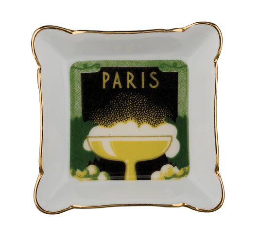 The Grand Tour Paris Trinket Tray Champagne