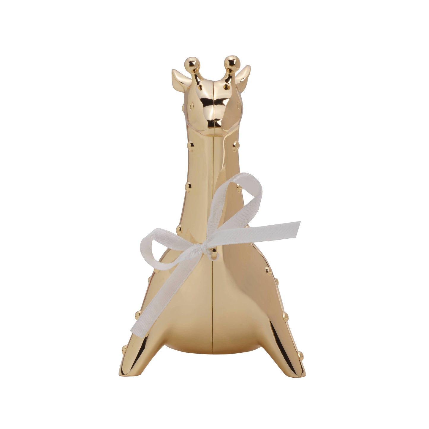 BABY GIRAFFE BANK GOLD