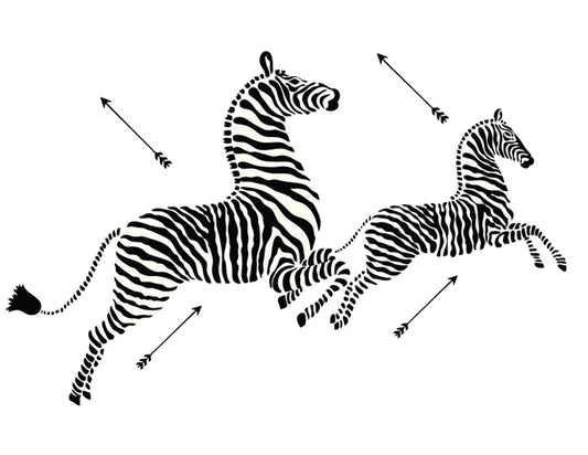 Mail Holder- Zebras Galloping