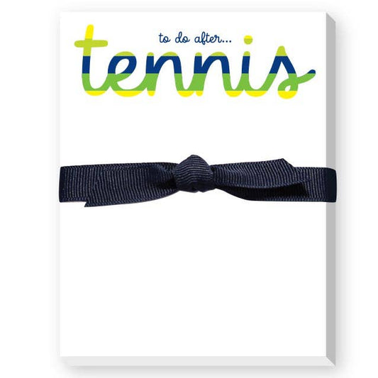 To Do After….Tennis Mini Notepads