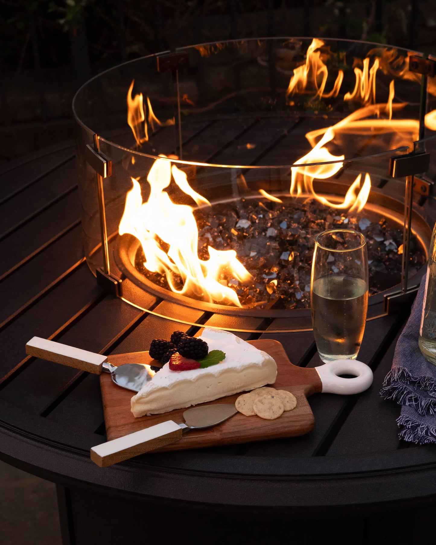 Mini Charcuterie Board and Set of 2 Knives