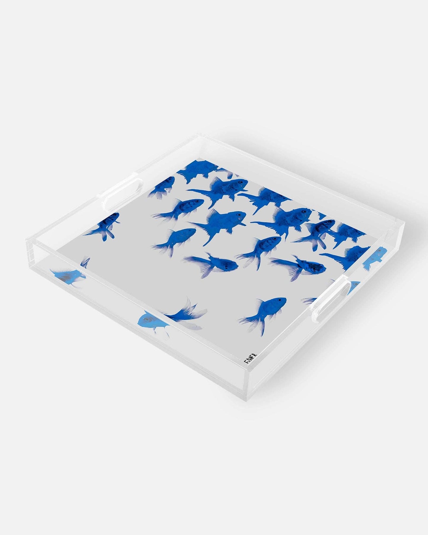 The Sapphire Swim Blue Fish Tray
