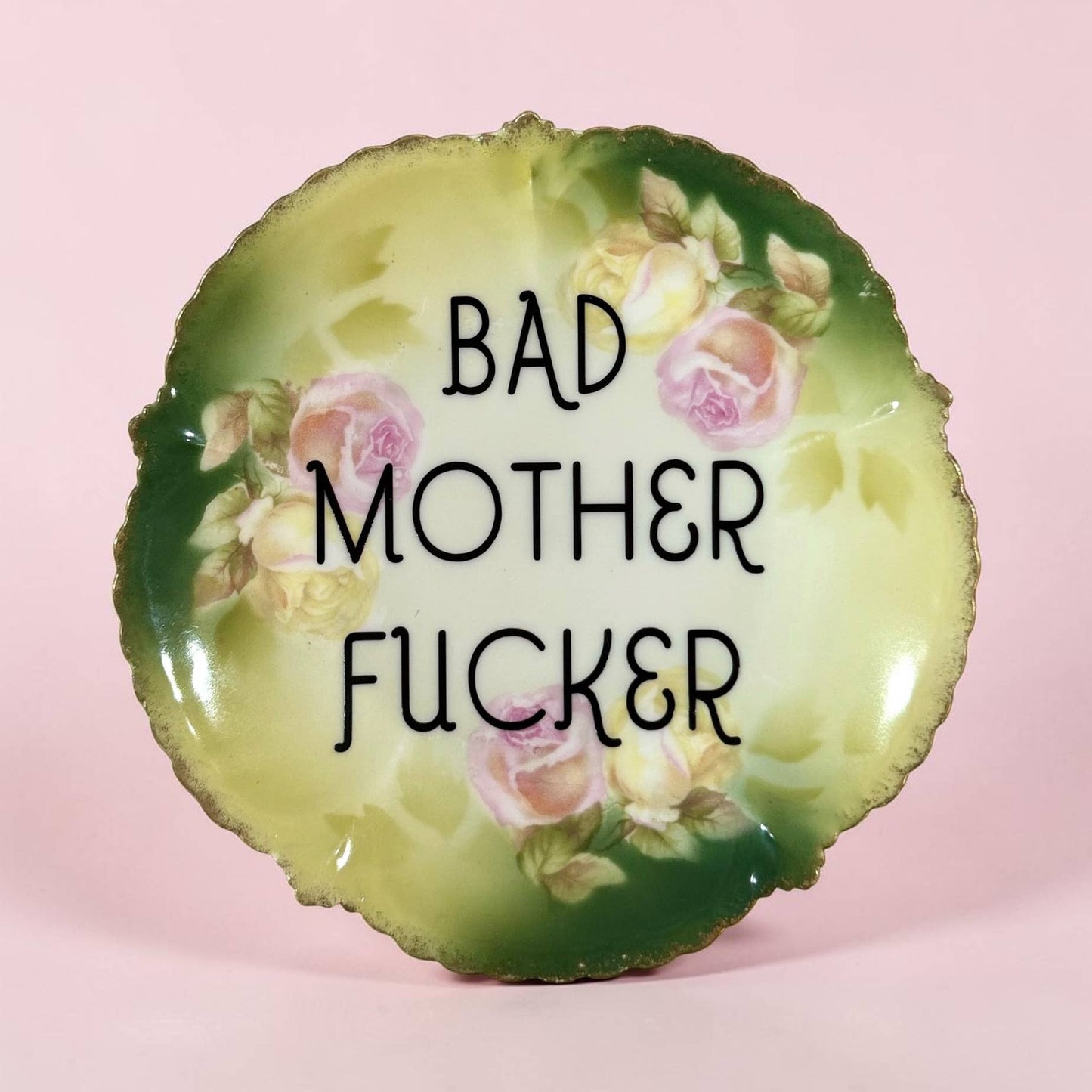 Bad Mother Fucker Vintage Plate