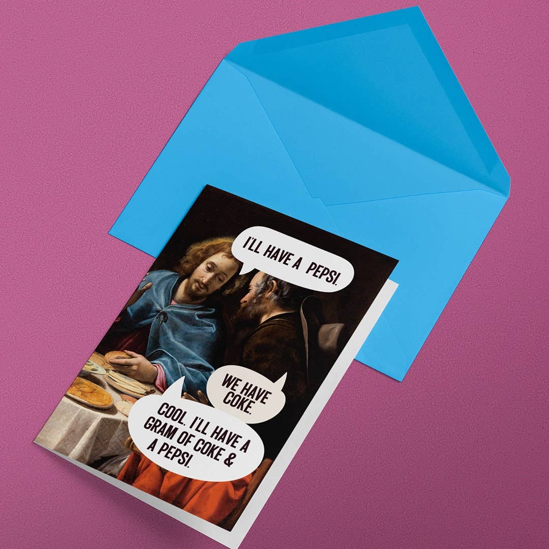 Coke or Pepsi? Funny Irreverent Birthday Card