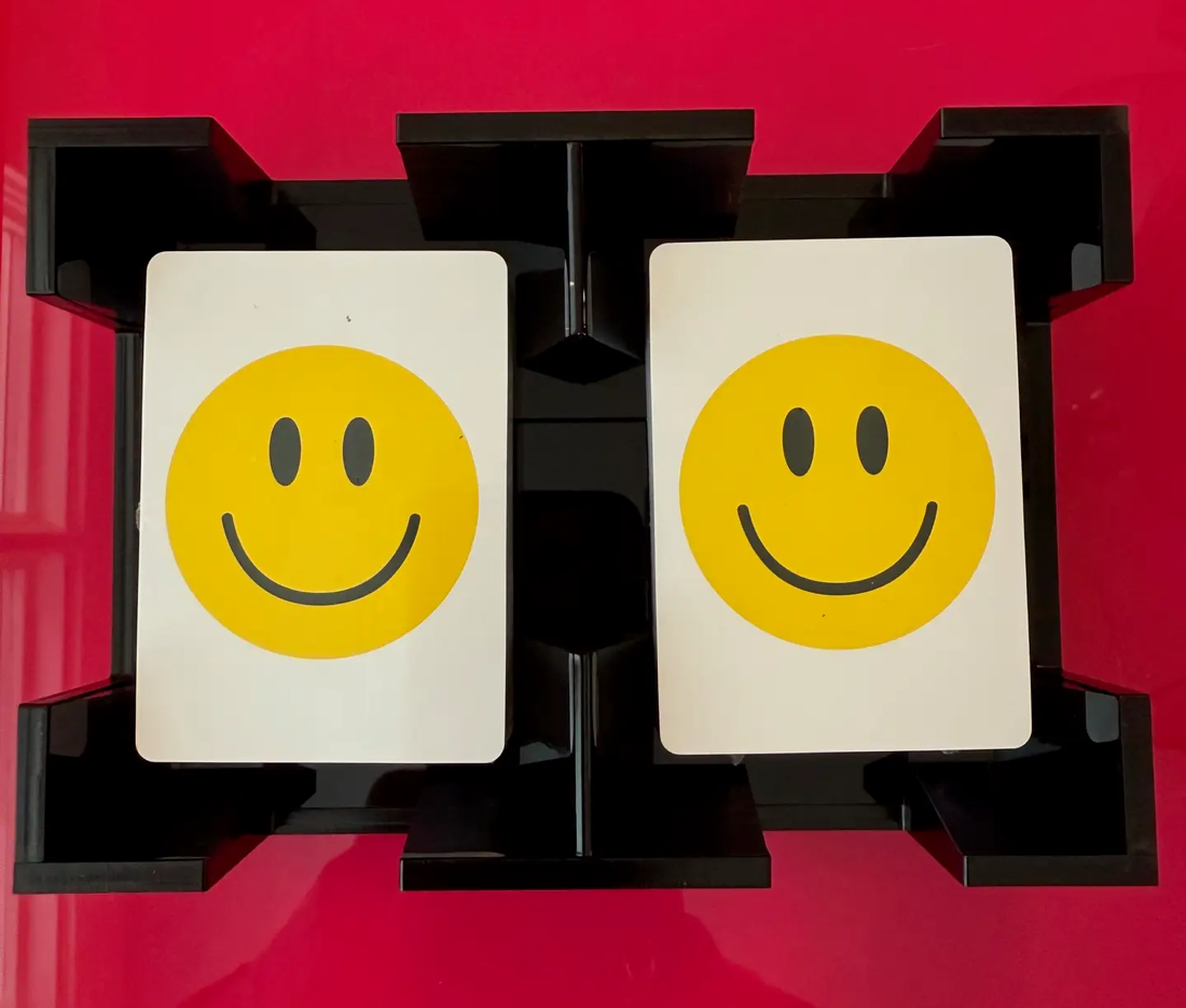 Canasta Spinner Tray- Black