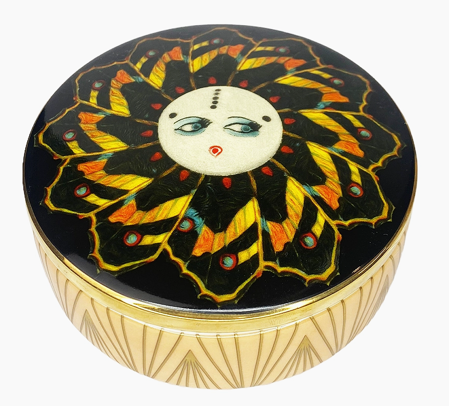 Coco Papillon Ceramic Trinket Box