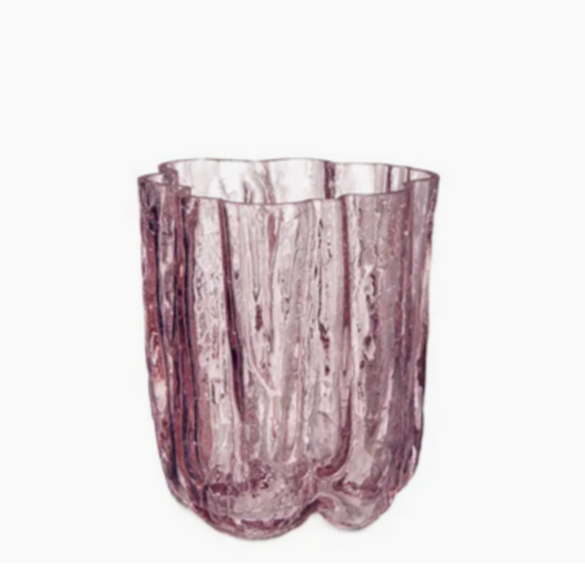 Crackle Vase Pink, Small