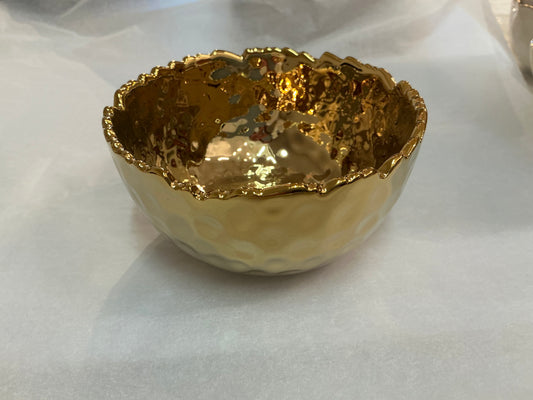 Mini Gold Snack Bowl