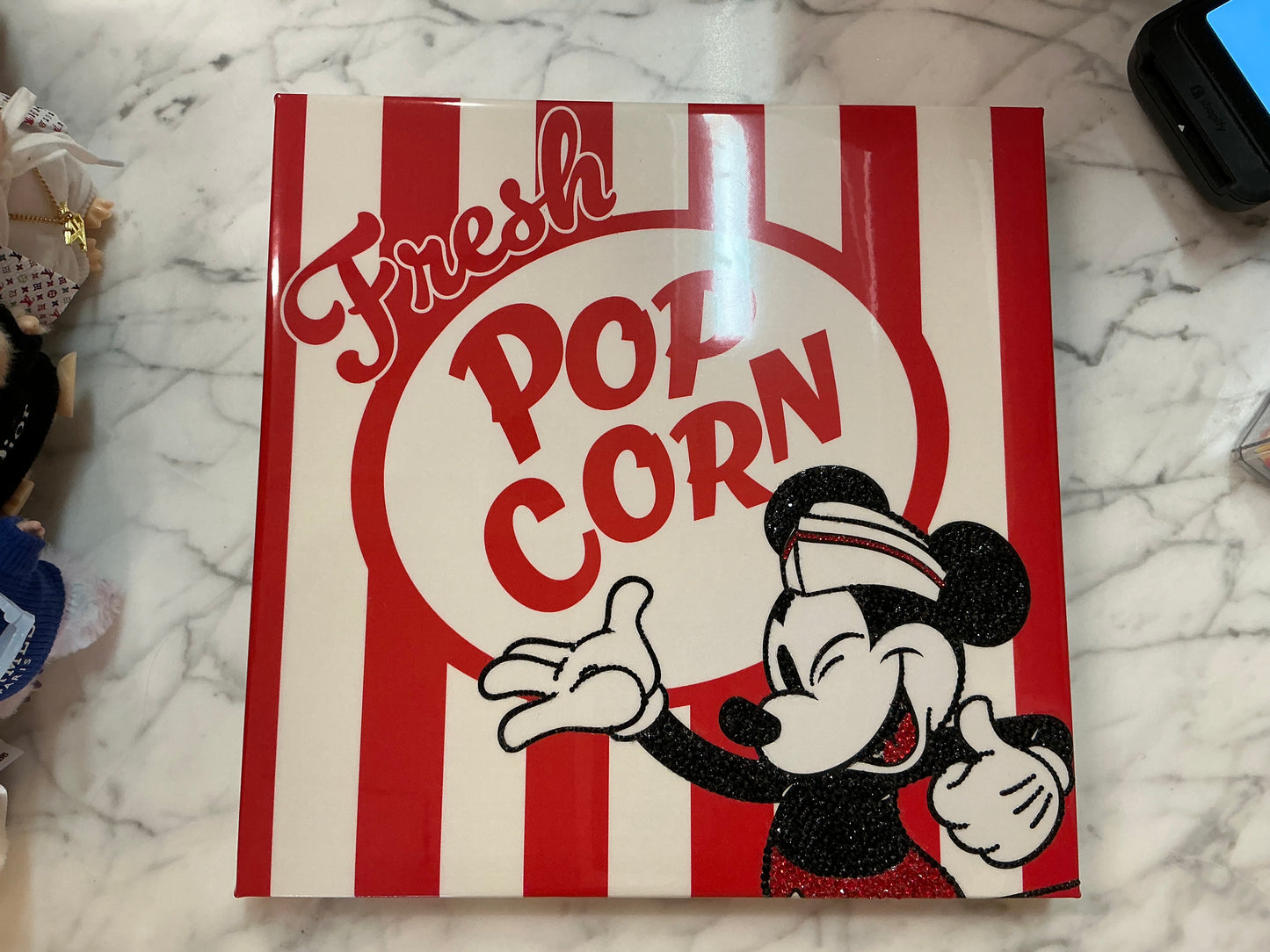 Crystal Embellished Mickey Picture