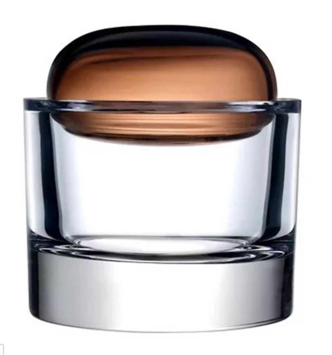 Ecrin Lidded Vessel Large - Caramel Lid