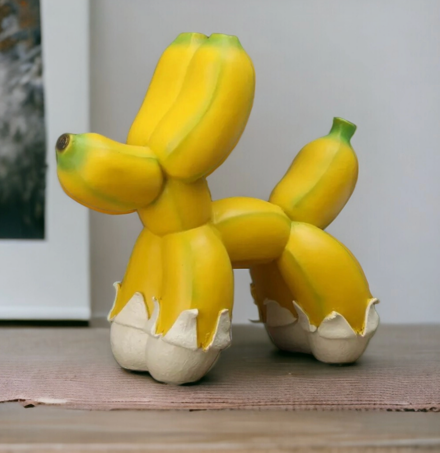 Banana Balloon Dog Sculpture