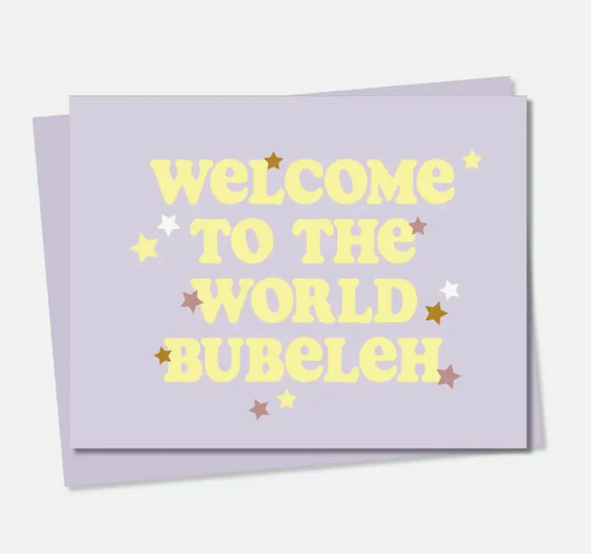 Welcome to the World Bubeleh Card