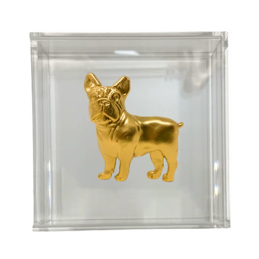 French Bulldog Cocktail Napkin Box