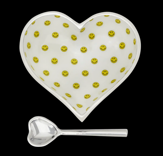 Happy Smiles Heart with Heart Spoon