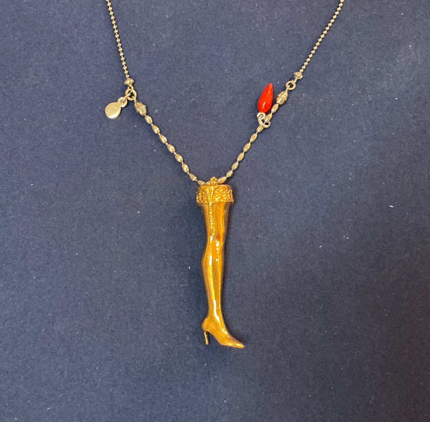 Coral Drop Necklace