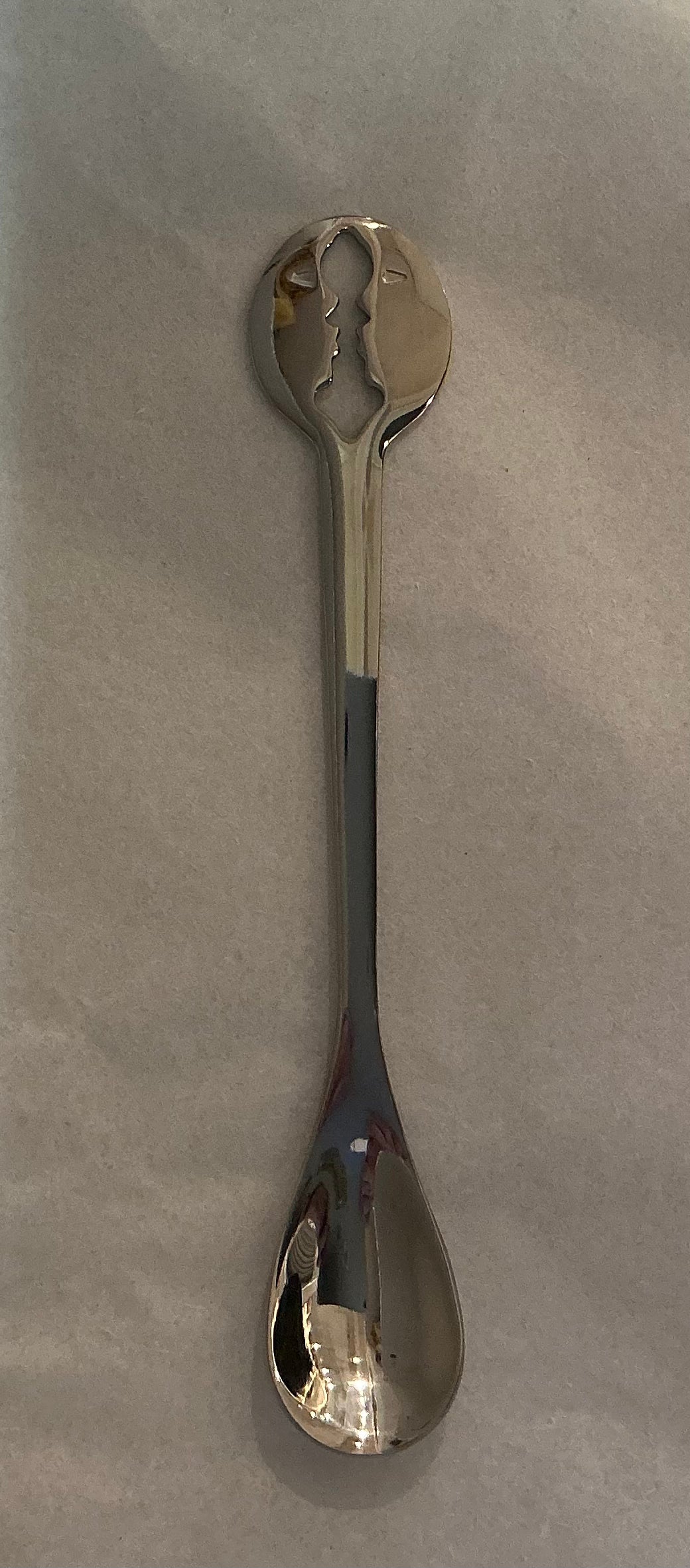 Kiss- Miniature Serving Spoon (Silver Plated) Each Spoon Sold Separately