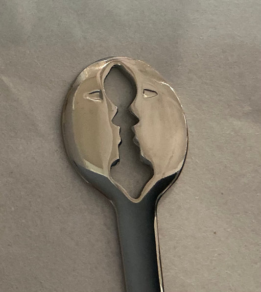 Kiss- Miniature Serving Spoon (Silver Plated) Each Spoon Sold Separately