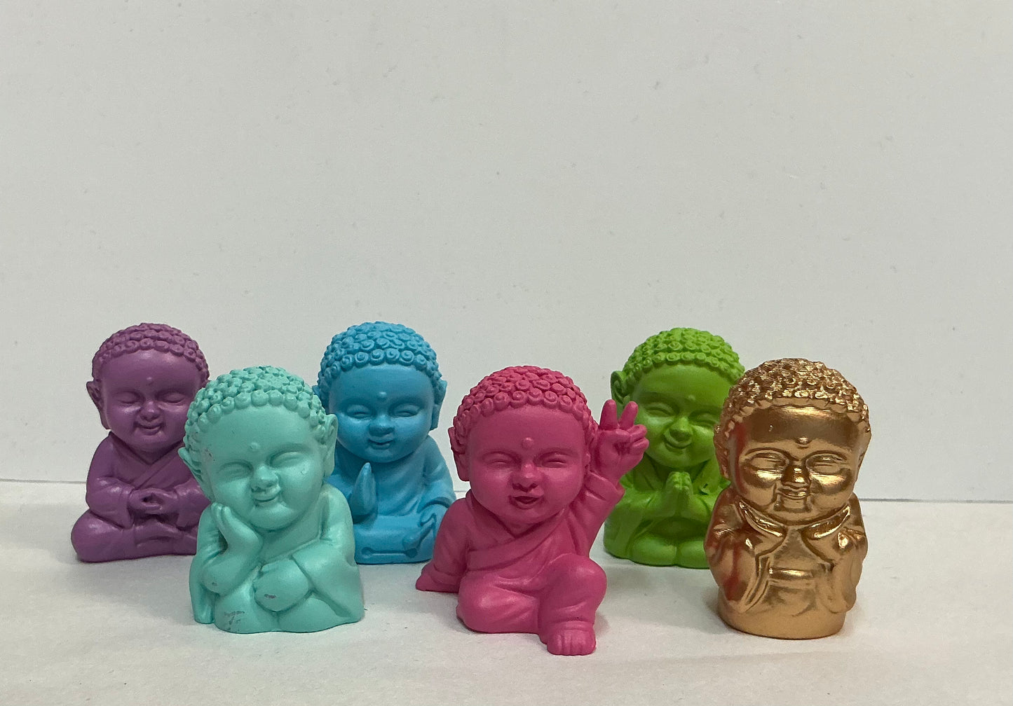 Baby Buddha Statues (Mini)- Set of 6