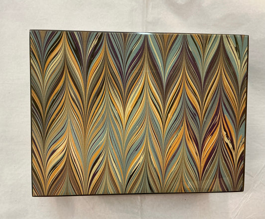 Zigzag Lacquered Rectangular Box