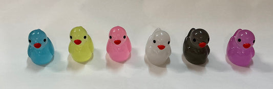 Tiny Colorful Resin Ducks (Per Duck)