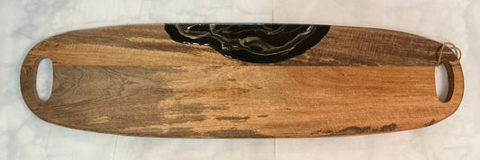 X-Large 31" double keyhole Cheese and Charcuterie Board
