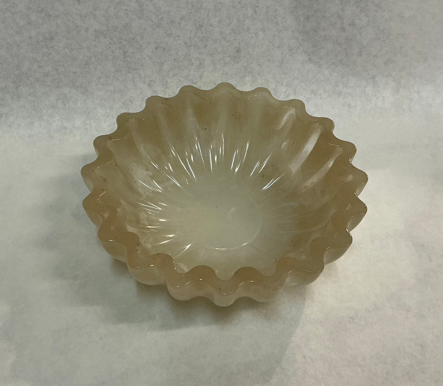 The Clari Fluted Decorative Resin Bowl