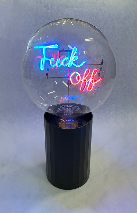 Message in the Bulb Base (Fuck Off)